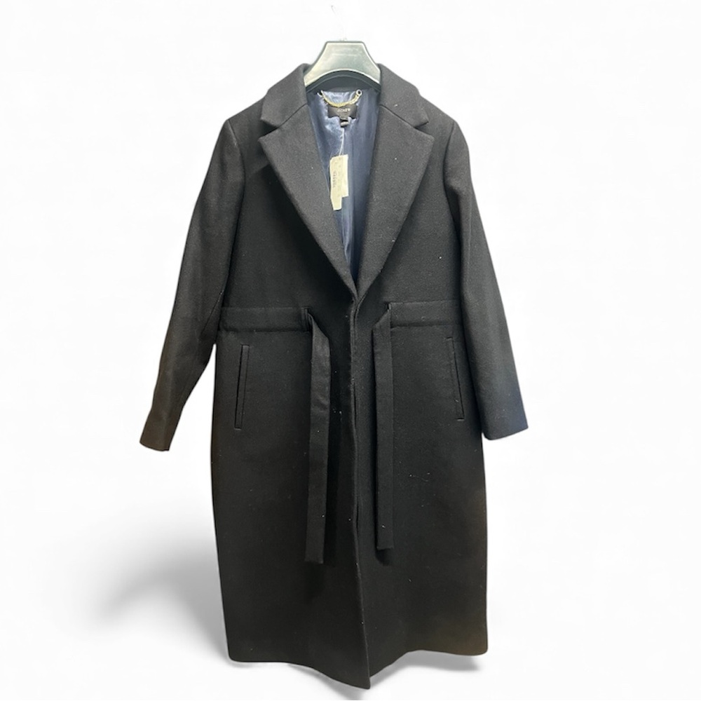 J. Crew Tie waist wool coat - New with Tag